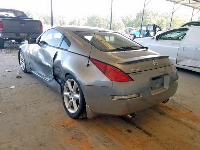 JN1AZ34D83T111670 - 2003 NISSAN 350Z COUPE SILVER photo 3