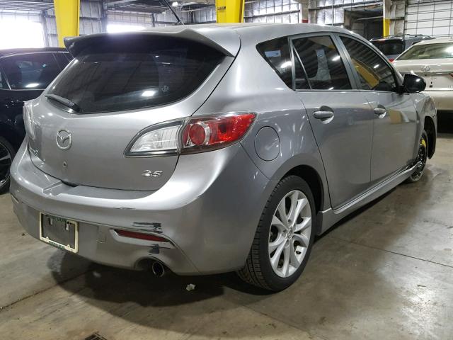 JM1BL1H6XA1209045 - 2010 MAZDA 3 S SILVER photo 4