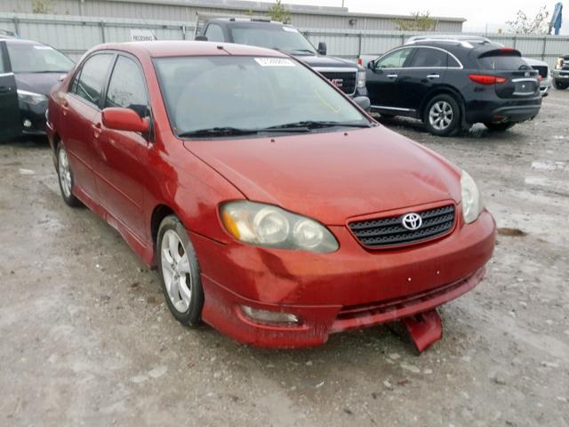 2T1BY32EX5C349059 - 2005 TOYOTA COROLLA XR RED photo 1