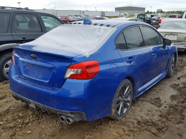 JF1VA1E6XH8826380 - 2017 SUBARU WRX PREMIU BLUE photo 4