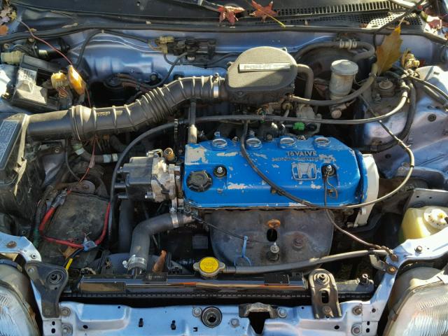 2HGED6343KH556332 - 1989 HONDA CIVIC BLUE photo 7