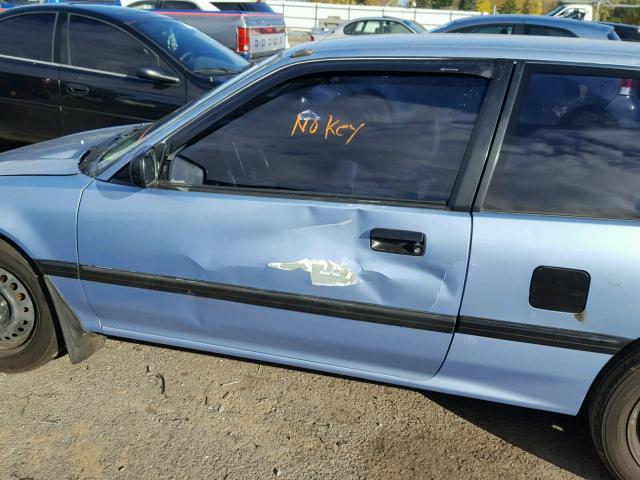 2HGED6343KH556332 - 1989 HONDA CIVIC BLUE photo 9