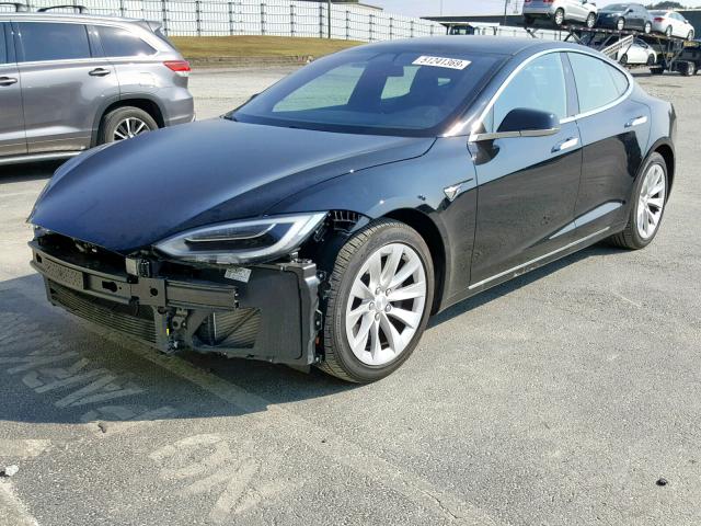 5YJSA1E28JF286138 - 2018 TESLA MODEL S أسود صورة 2