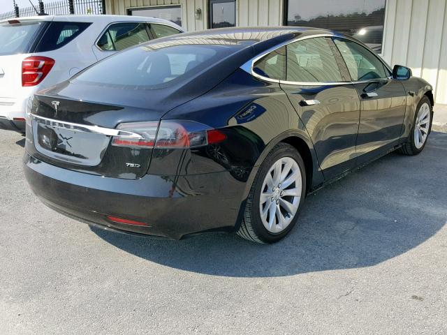 5YJSA1E28JF286138 - 2018 TESLA MODEL S أسود صورة 4