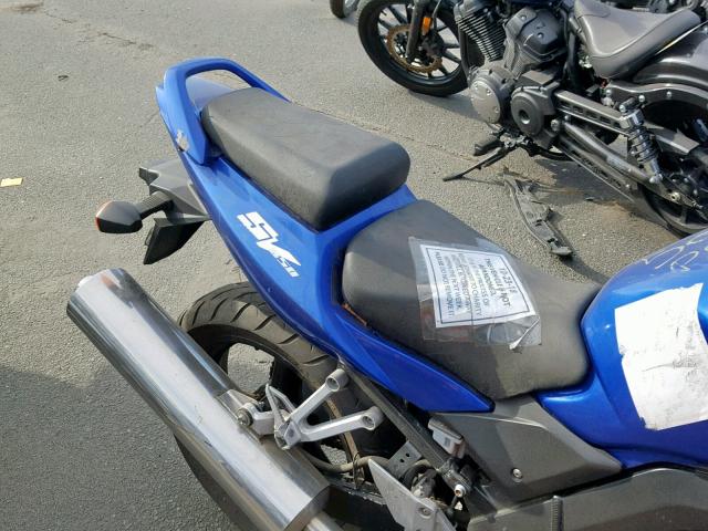 JS1VP53A552101494 - 2005 SUZUKI SV650 BLUE photo 6