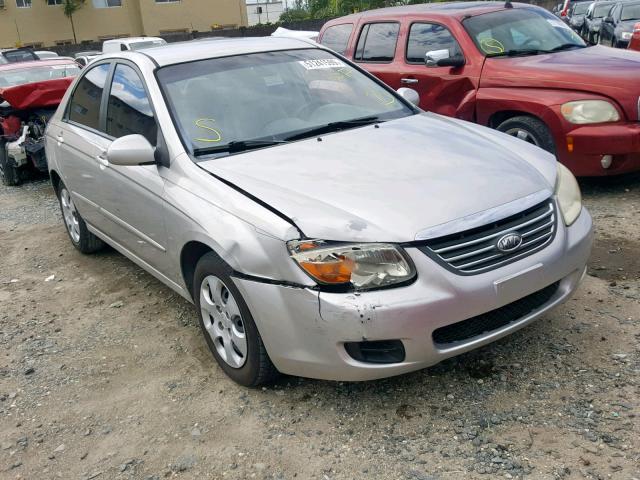 KNAFE121085515275 - 2008 KIA SPECTRA EX SILVER photo 1