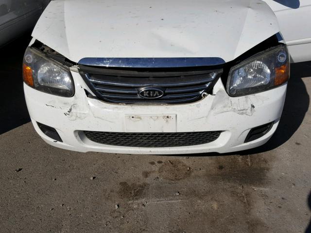 KNAFE221895624154 - 2009 KIA SPECTRA EX WHITE photo 9