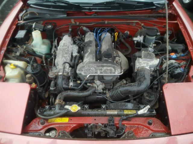 JM1NA3519L0104707 - 1990 MAZDA MX-5 MIATA RED photo 7