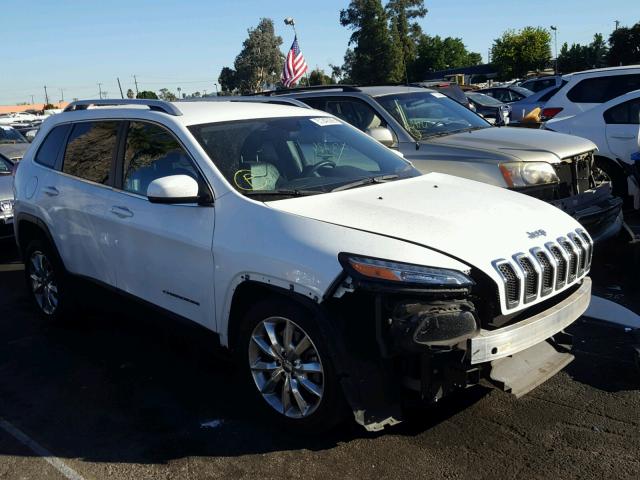 1C4PJLDB9GW157798 - 2016 JEEP CHEROKEE L WHITE photo 1