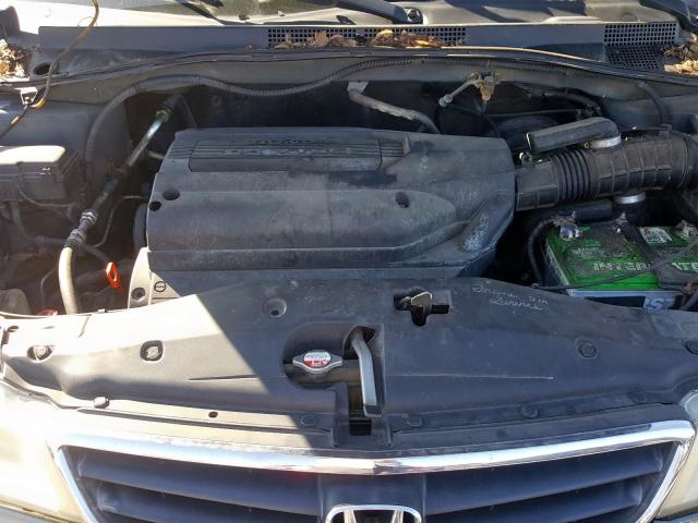 2HKRL18622H508795 - 2002 HONDA ODYSSEY EX GRAY photo 7