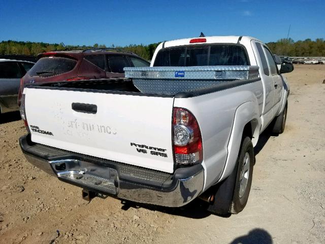 5TFTU4GN8FX070825 - 2015 TOYOTA TACOMA PRE WHITE photo 4