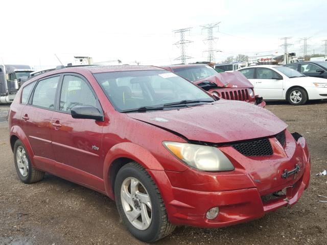 5Y2SL62854Z423146 - 2004 PONTIAC VIBE RED photo 1