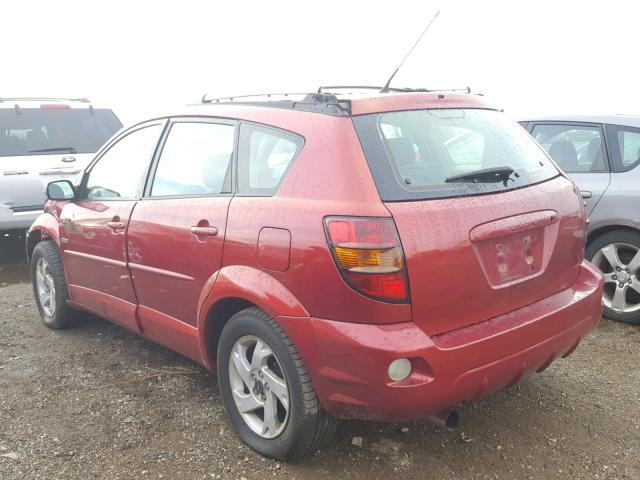 5Y2SL62854Z423146 - 2004 PONTIAC VIBE RED photo 3