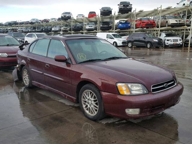 4S3BE645517201825 - 2001 SUBARU LEGACY GT MAROON photo 1