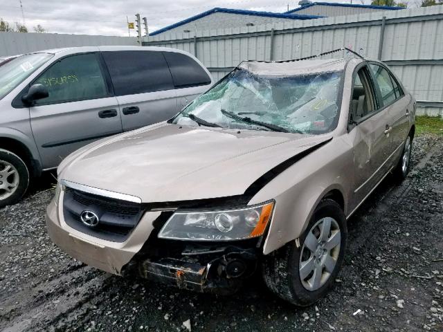 5NPET46C27H291037 - 2007 HYUNDAI SONATA GLS GOLD photo 2