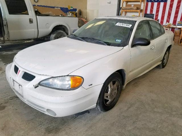 1G2NE52E75M218096 - 2005 PONTIAC GRAND AM S WHITE photo 2