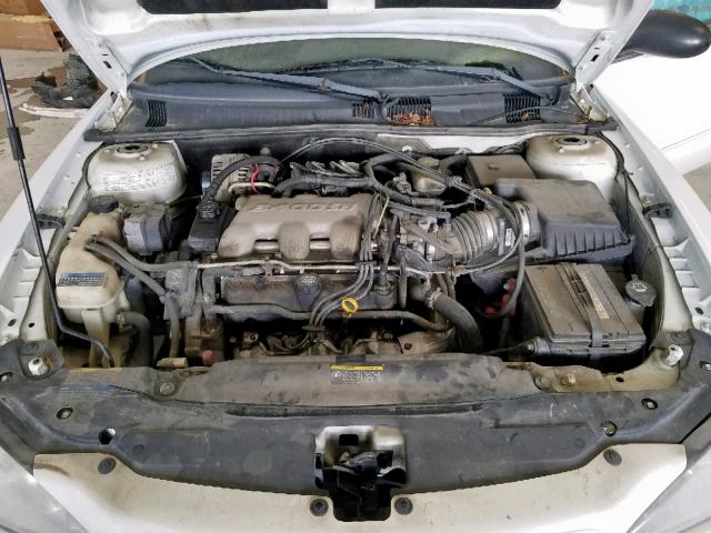 1G2NE52E75M218096 - 2005 PONTIAC GRAND AM S WHITE photo 7