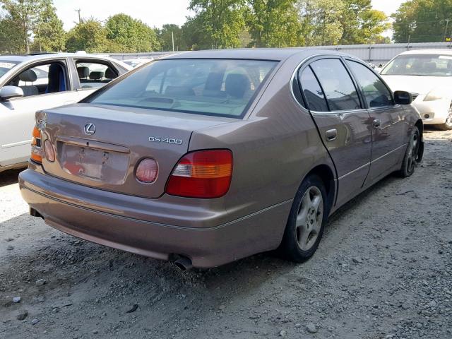 JT8BH68X3W0012785 - 1998 LEXUS GS 400 TAN photo 4