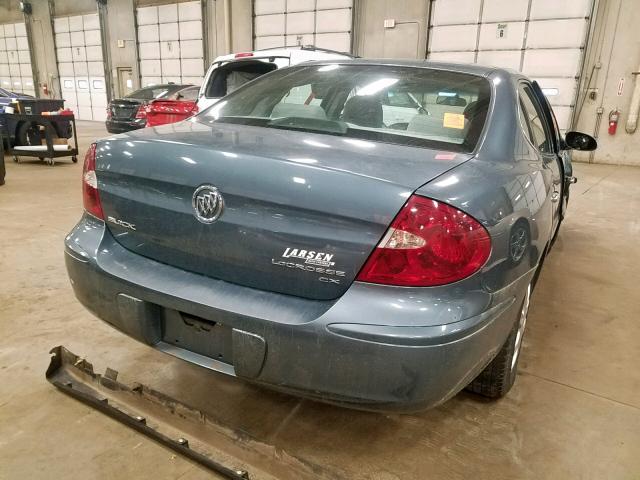 2G4WC582671106807 - 2007 BUICK LACROSSE C BLUE photo 4