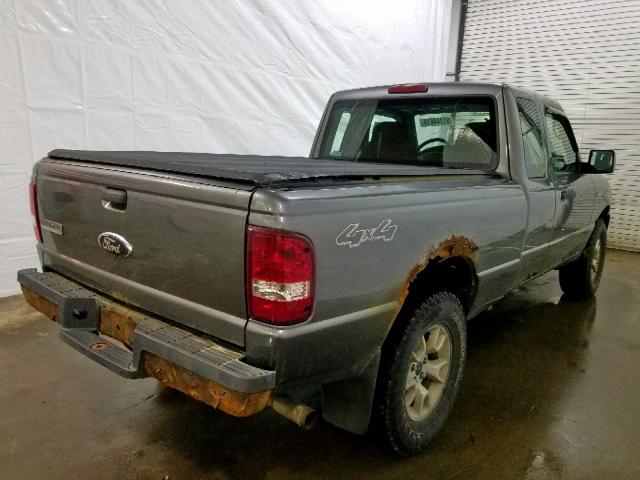 1FTZR45E57PA53299 - 2007 FORD RANGER SUP GRAY photo 4