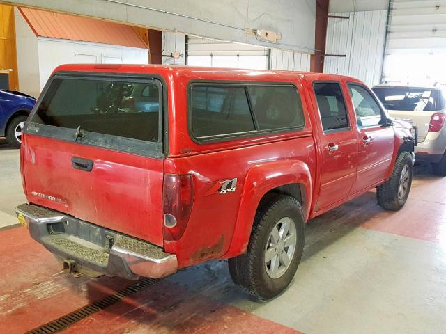 1GCJTDDE7A8100088 - 2010 CHEVROLET COLORADO L RED photo 4