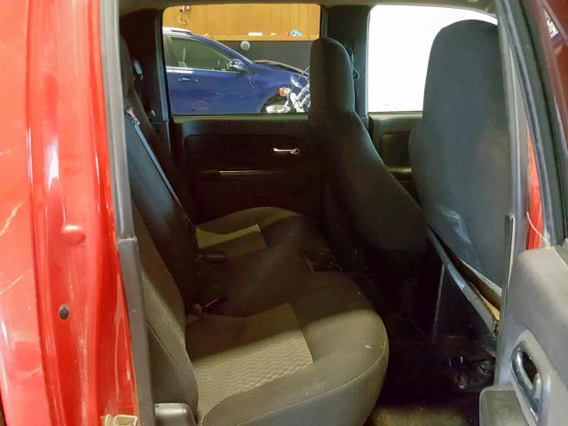 1GCJTDDE7A8100088 - 2010 CHEVROLET COLORADO L RED photo 6