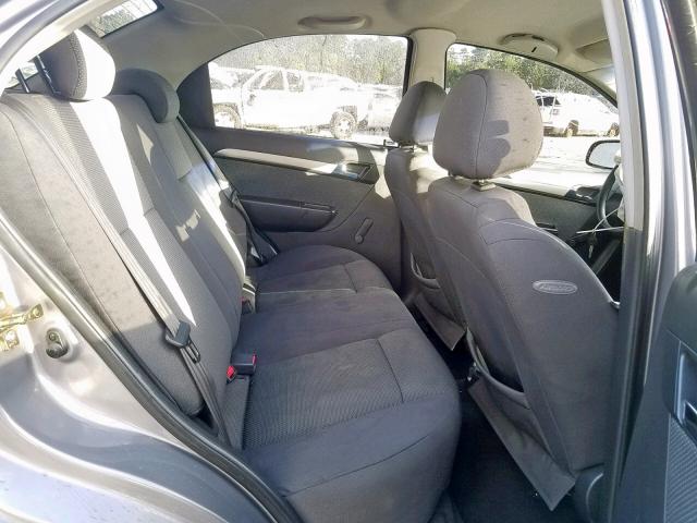 KL1TD56667B097432 - 2007 CHEVROLET AVEO BASE Күміс фото 6