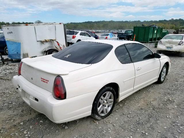 2G1WX12K039266356 - 2003 CHEVROLET MONTE CARL თეთრი ფოტო 4