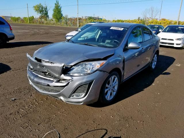 JM1BL1S52A1261933 - 2010 MAZDA 3 S GRAY photo 2