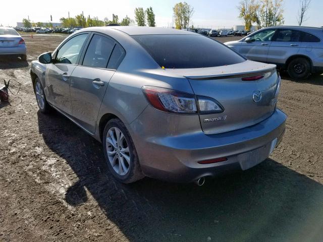 JM1BL1S52A1261933 - 2010 MAZDA 3 S GRAY photo 3