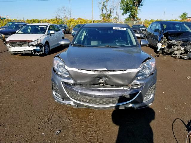 JM1BL1S52A1261933 - 2010 MAZDA 3 S GRAY photo 9