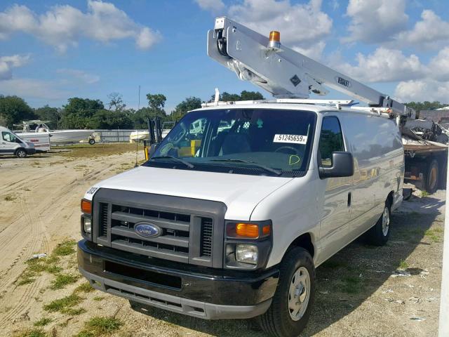 1FTSS34L18DA20299 - 2008 FORD E350 WHITE photo 2