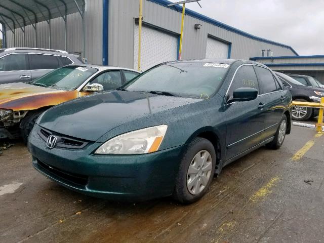 1HGCM56353A012998 - 2003 HONDA ACCORD LX GREEN photo 2