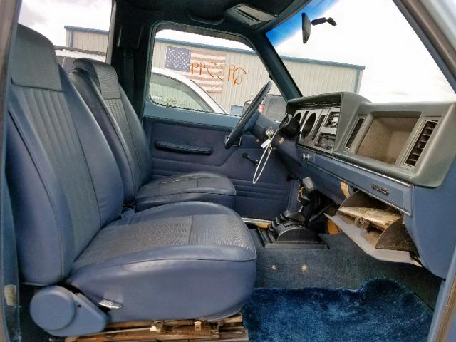 1FMCU14T6GUC11441 - 1986 FORD BRONCO II BLUE photo 5