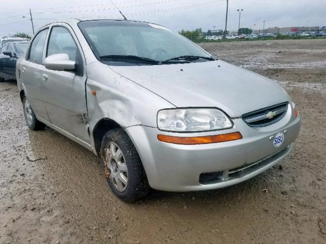 KL1TJ52634B170329 - 2004 CHEVROLET AVEO LS SILVER photo 1