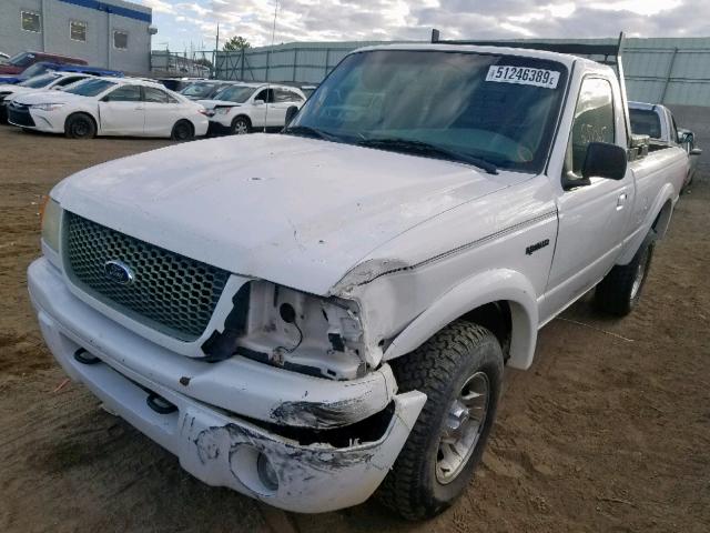 1FTZR11V6YPC00008 - 2000 FORD RANGER WHITE photo 2