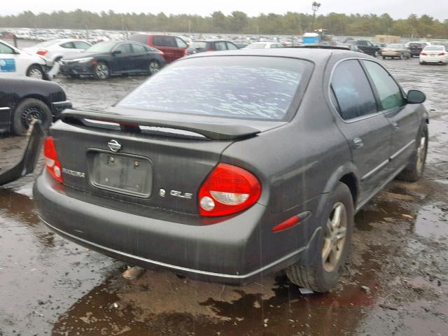 JN1CA31D81T631479 - 2001 NISSAN MAXIMA GXE GRAY photo 4