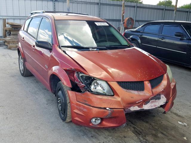 5Y2SM62864Z430832 - 2004 PONTIAC VIBE RED photo 1