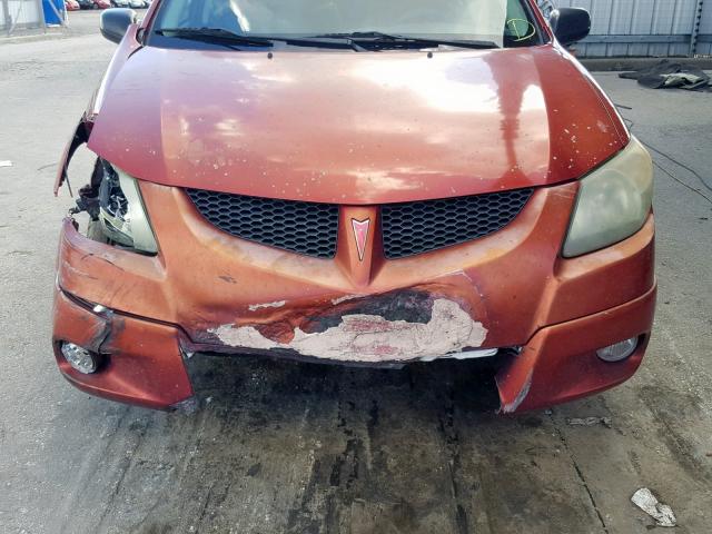 5Y2SM62864Z430832 - 2004 PONTIAC VIBE RED photo 9