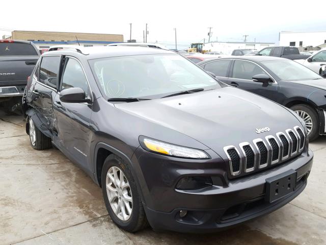 1C4PJLCB3GW249331 - 2016 JEEP CHEROKEE L GRAY photo 1