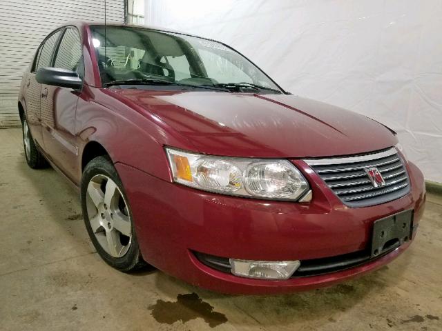 1G8AL55F77Z148863 - 2007 SATURN ION LEVEL RED photo 1