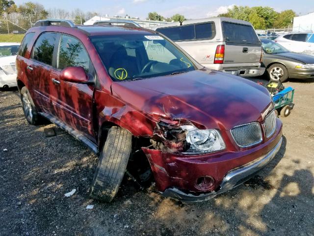 2CKDL43F386280038 - 2008 PONTIAC TORRENT MAROON photo 1