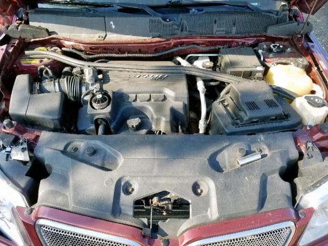 2CKDL43F386280038 - 2008 PONTIAC TORRENT MAROON photo 7