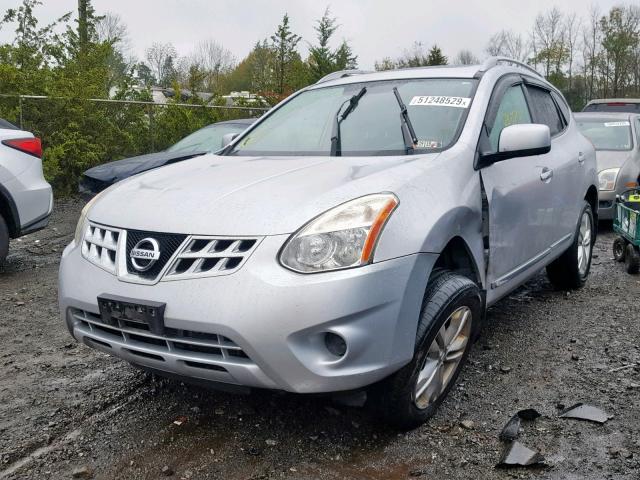 JN8AS5MV4CW708811 - 2012 NISSAN ROGUE S SILVER photo 2