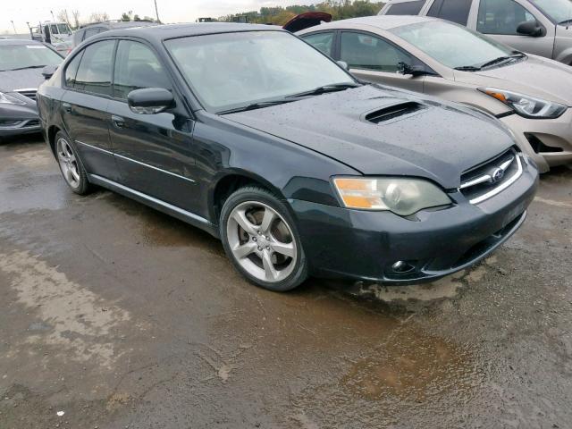 4S3BL676556225435 - 2005 SUBARU LEGACY GT BLACK photo 1