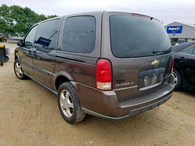 1GNDV23178D205880 - 2008 CHEVROLET UPLANDER L BROWN photo 3