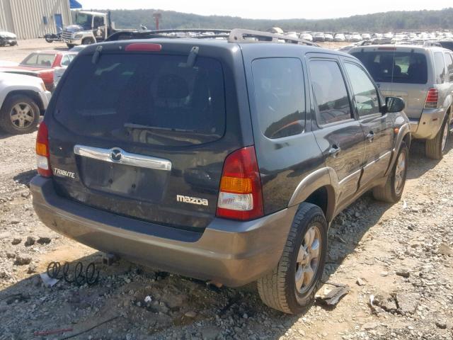 4F2CZ96114KM16902 - 2004 MAZDA TRIBUTE ES 黑色 照片 4