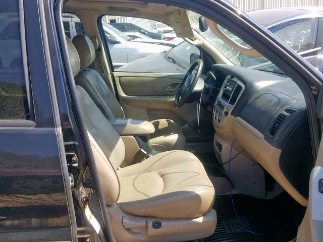 4F2CZ96114KM16902 - 2004 MAZDA TRIBUTE ES 黑色 照片 5