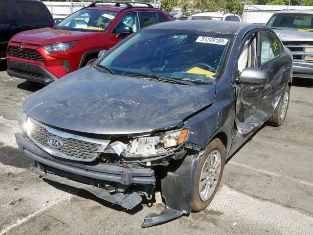 KNAFU4A27C5636005 - 2012 KIA FORTE EX GRAY photo 2