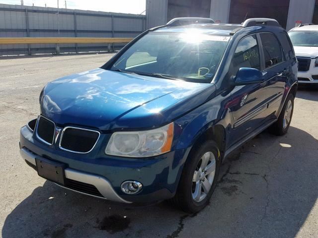 2CKDL73F576234369 - 2007 PONTIAC TORRENT GREEN photo 2